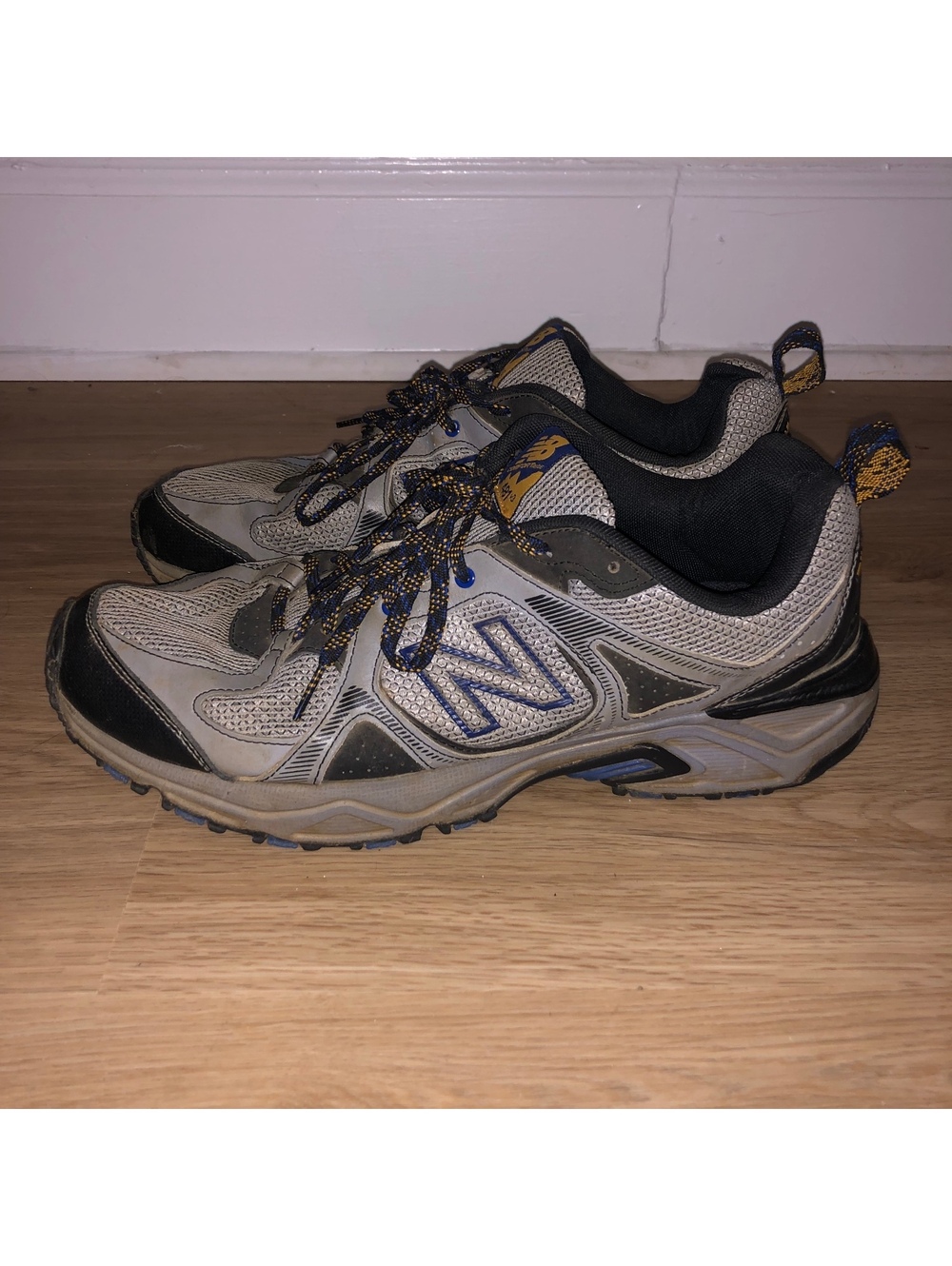 NEW BALANCE 481V3 TRAIL RUNNING ALL TERRAIN SHOES BLUE GRAY SNEAKERS MENS SZ 11